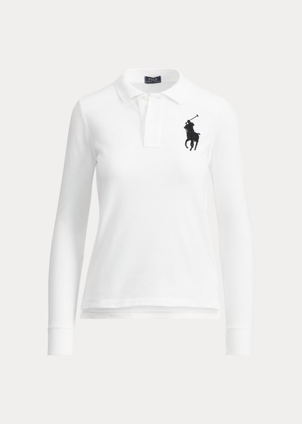 Polo Polo Ralph Lauren Skinny Fit Big Pony Mulher 81397-XLPO